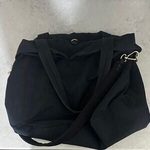 Lululemon On My Level Black Tote Bag
